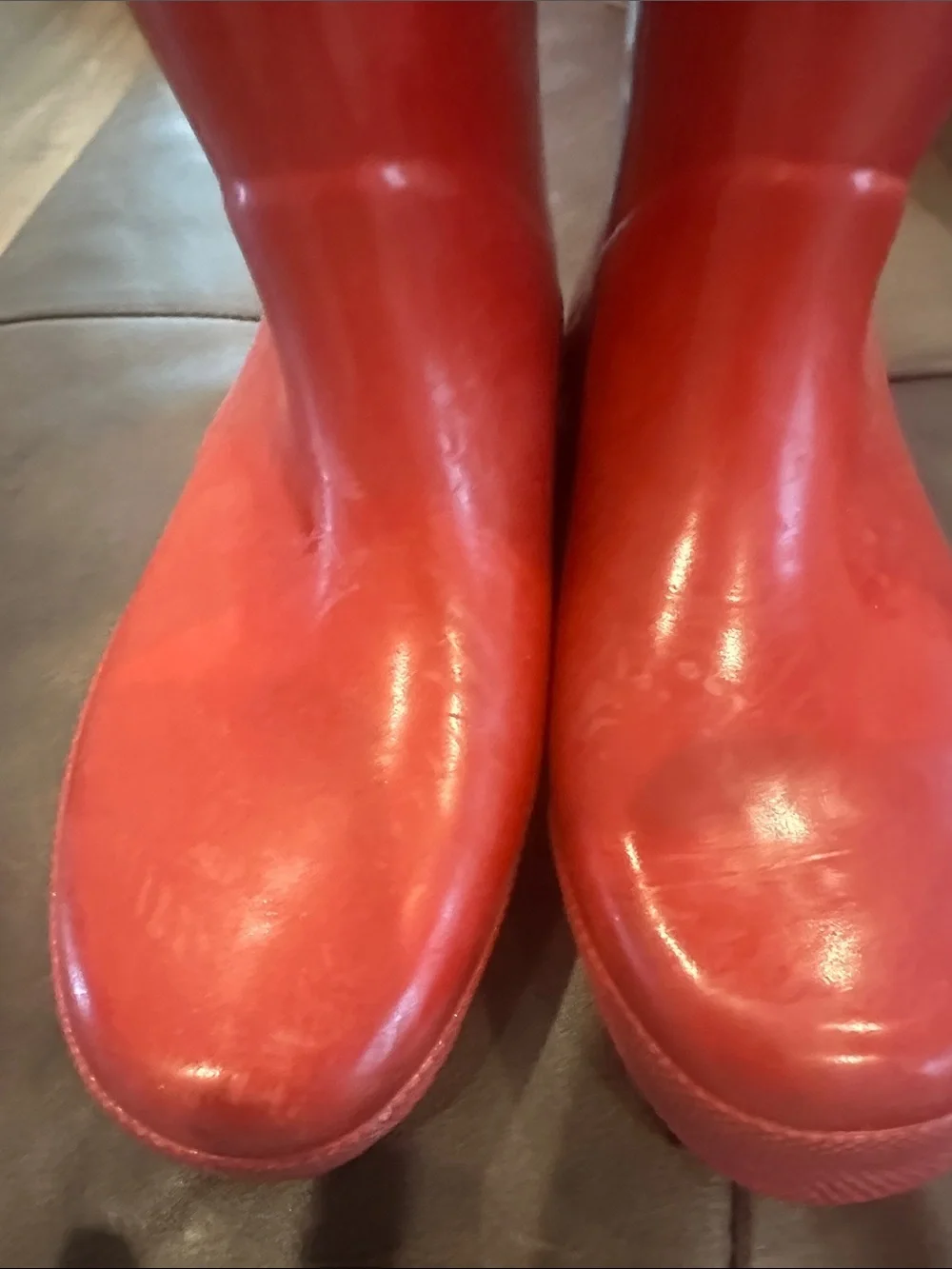 Hunter Kids Red Rain & Snow Boots